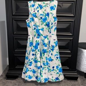 Bought From: Amazon ||| Adult Medium - Dress - White (With Blur Flowers)